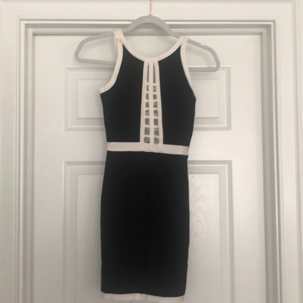 Black & White Bandage Dress